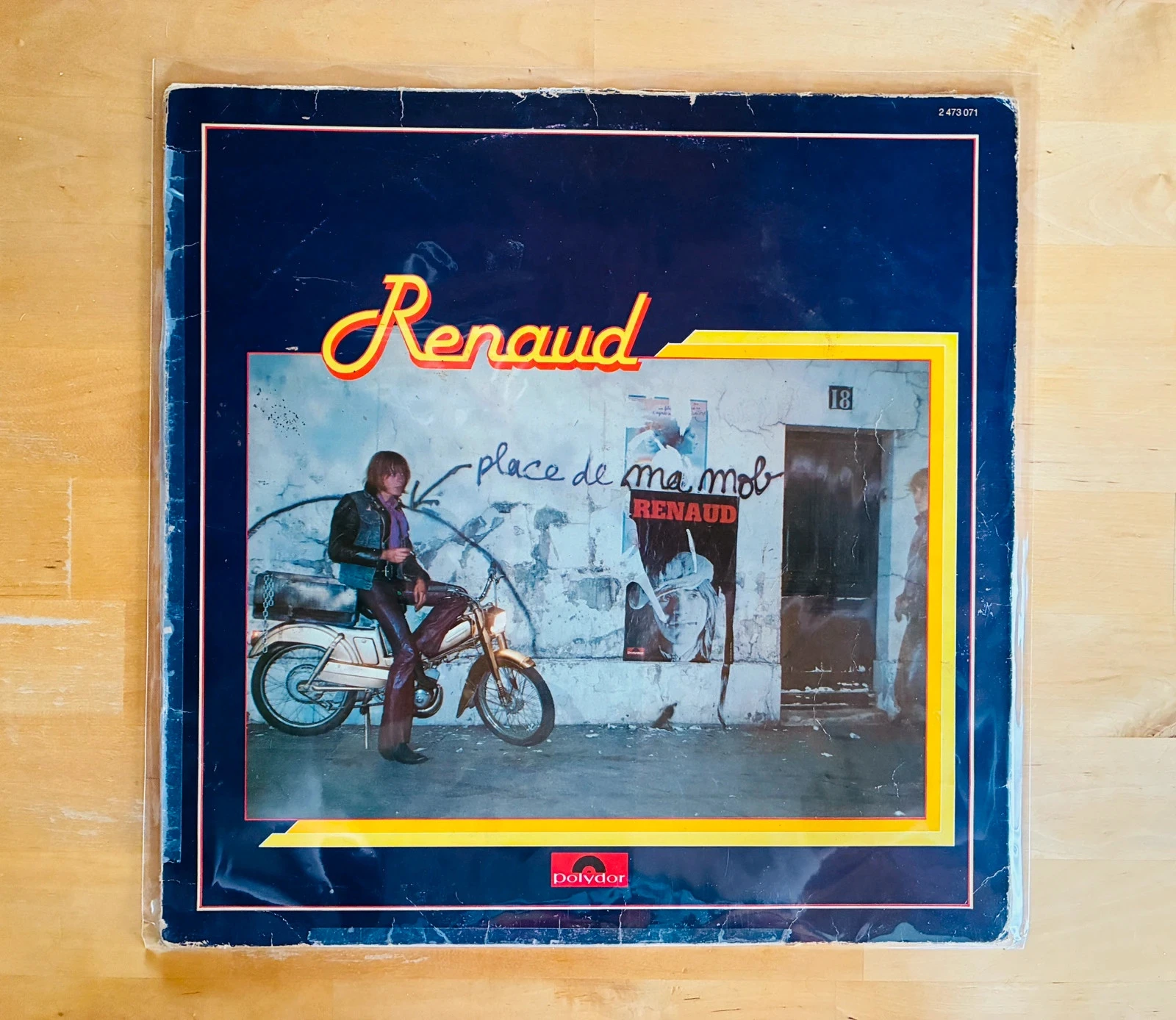 Disque vinyle 33T Renaud Place de la mob.